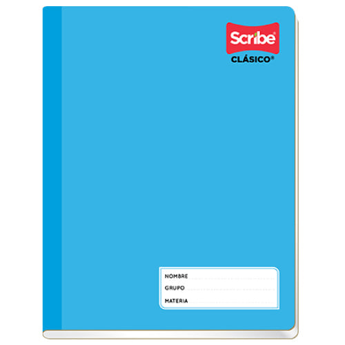 SCRIBE - CUADERNO SCRIBE FRANCES BLANCO 100 HJS pasta semirigida