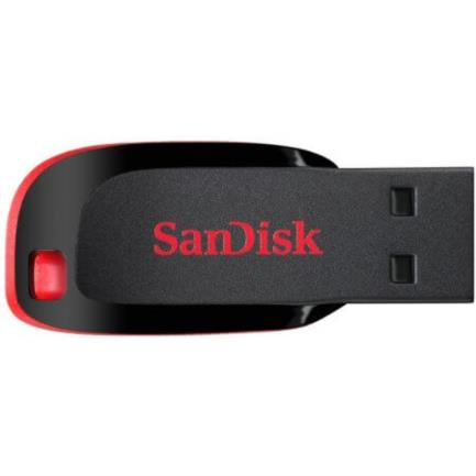 SANDISK - Memoria USB SanDisk Flash Cruzer Blade 32GB USB 2.0 Color Negro SDCZ50-032G-B35
