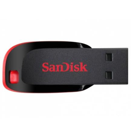 SANDISK - Memoria USB SanDisk Flash Cruzer Blade 64GB USB 2.0 Color Negro SDCZ50-064G-B35
