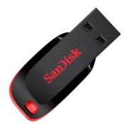 SANDISK - Memoria USB SanDisk Flash Cruzer Blade 64GB USB 2.0 Color Negro SDCZ50-064G-B35