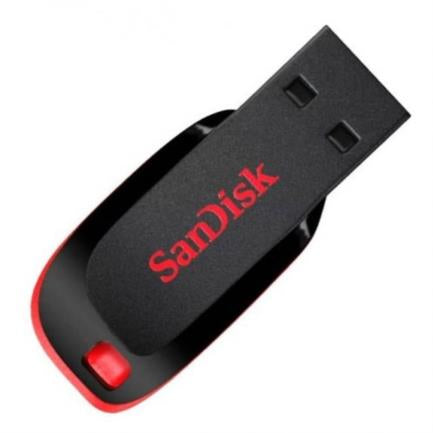 SANDISK - Memoria USB SanDisk Flash Cruzer Blade 64GB USB 2.0 Color Negro SDCZ50-064G-B35