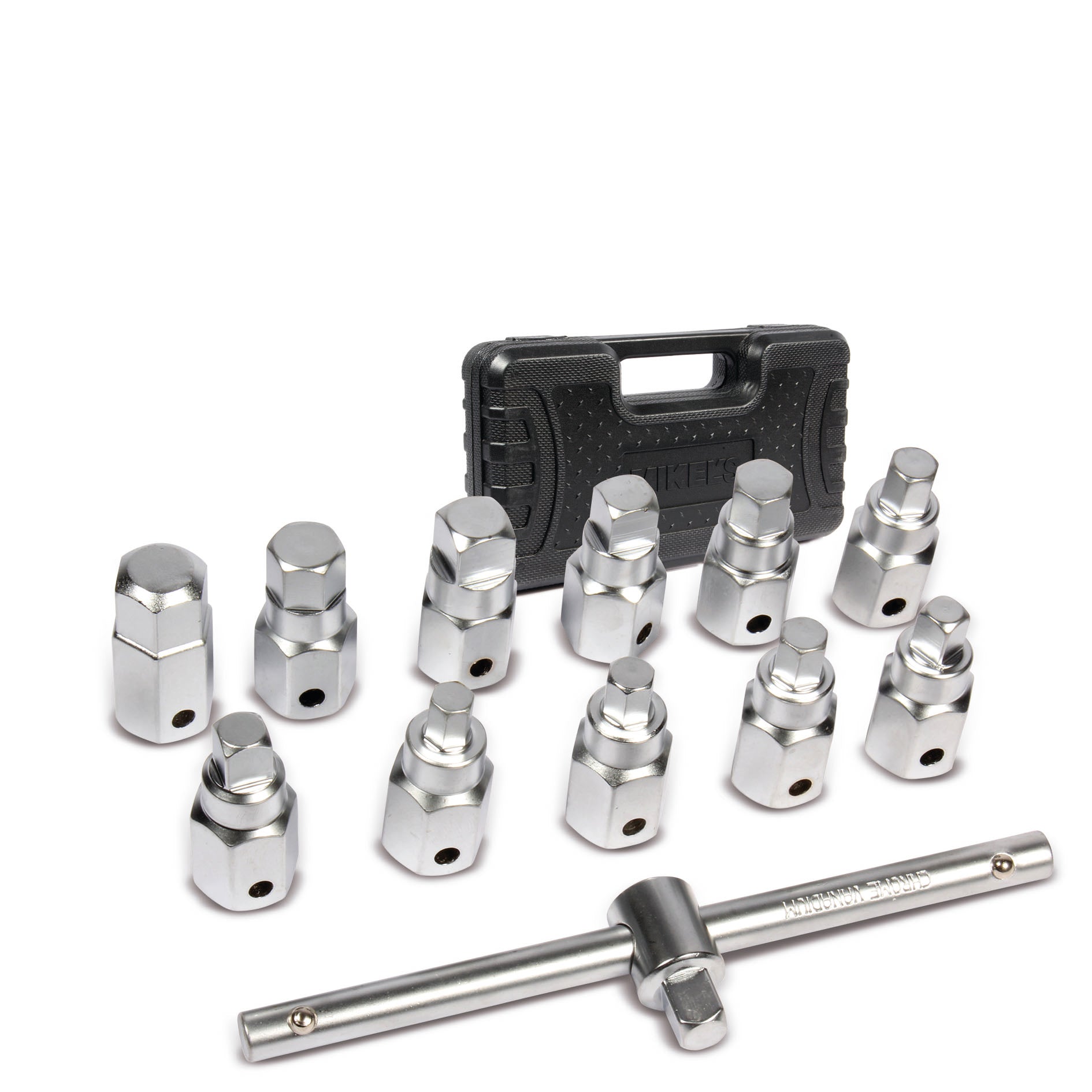 Kit juego de dados y llaves 3/8" para tapón de carter