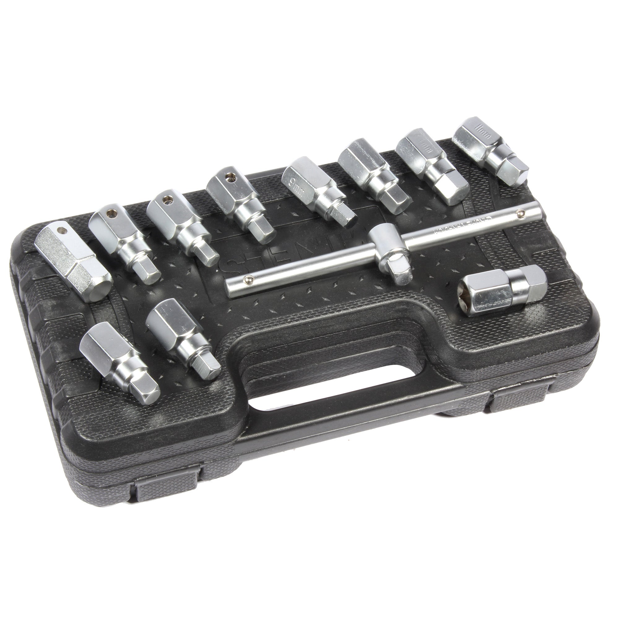 Kit juego de dados y llaves 3/8" para tapón de carter