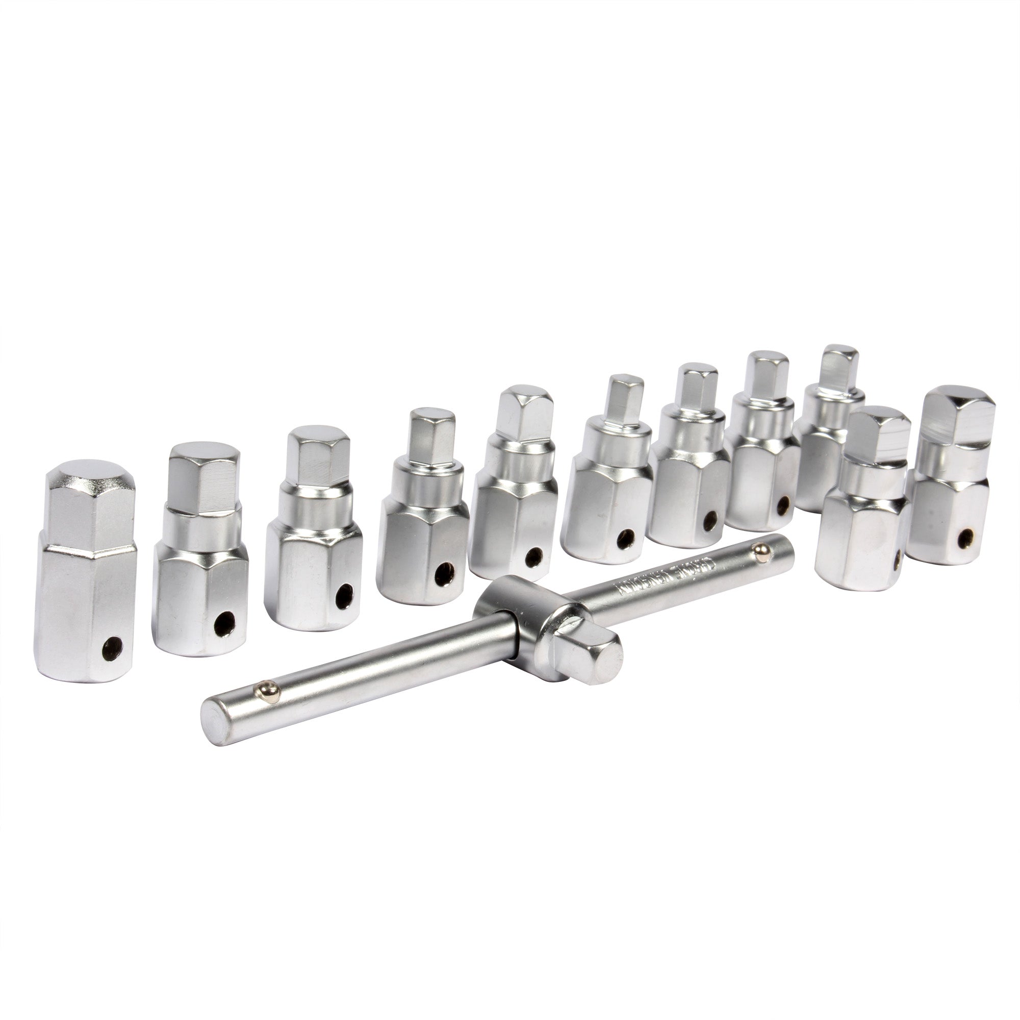 Kit juego de dados y llaves 3/8" para tapón de carter