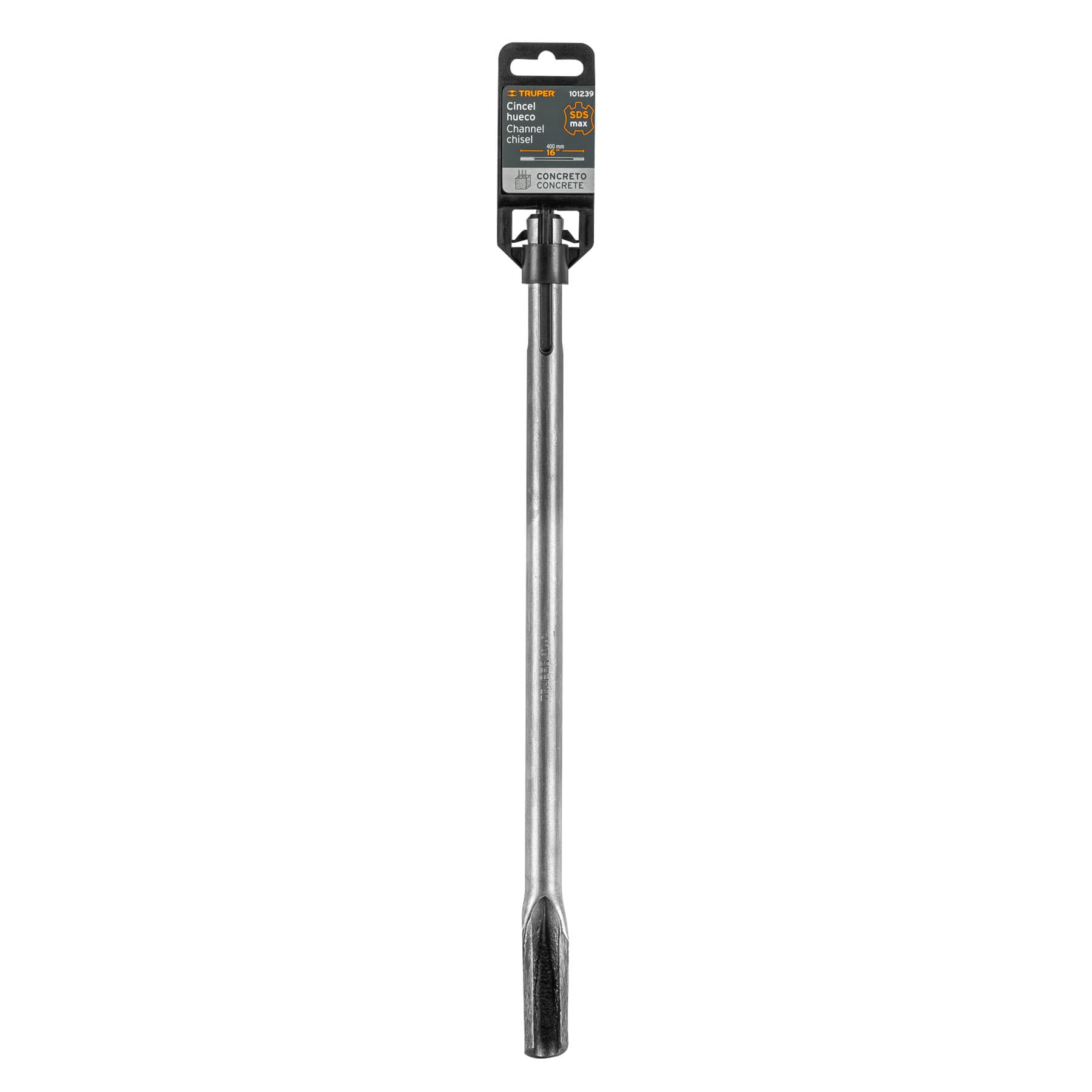Cincel hueco para acanalado SDS max 7/8' x 16', Truper