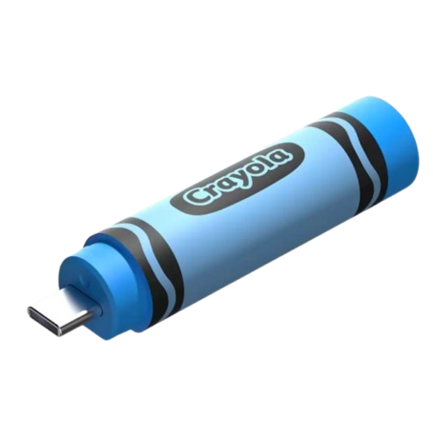 SANDISK - Memoria USB SanDisk Crayola Gen 3.2 Gen 1 Tipo C 128GB Color Cerulean Blue