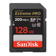 SANDISK - Memoria SD SanDisk Extreme Pro SDXC UHS-I 128GB 200MBs Clase 10 V30 4K