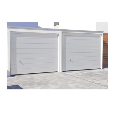 ACCESSPRO - Sección para puerta de Garage / Lisa / Color blanco / Para GARAGE128 / Estilo Americana.