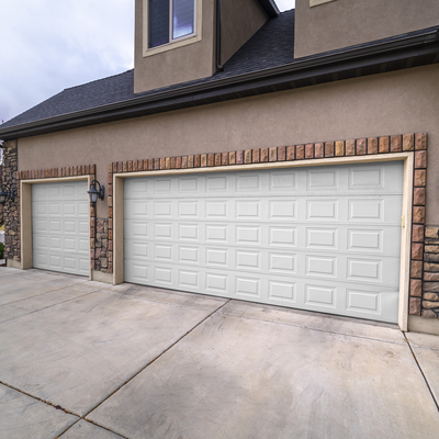 ACCESSPRO - Sección D/ Puerta Garage / Cuadro Corto / Color Blanco / Para GARAGE148SC / Estilo Americana.