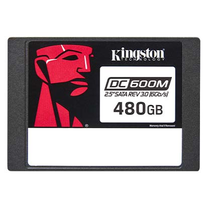 KINGSTON - Unidad de Estado Sólido SSD Kingston 3840 GB DC600M SATA Enterprise 2.5" Uso Mixto
