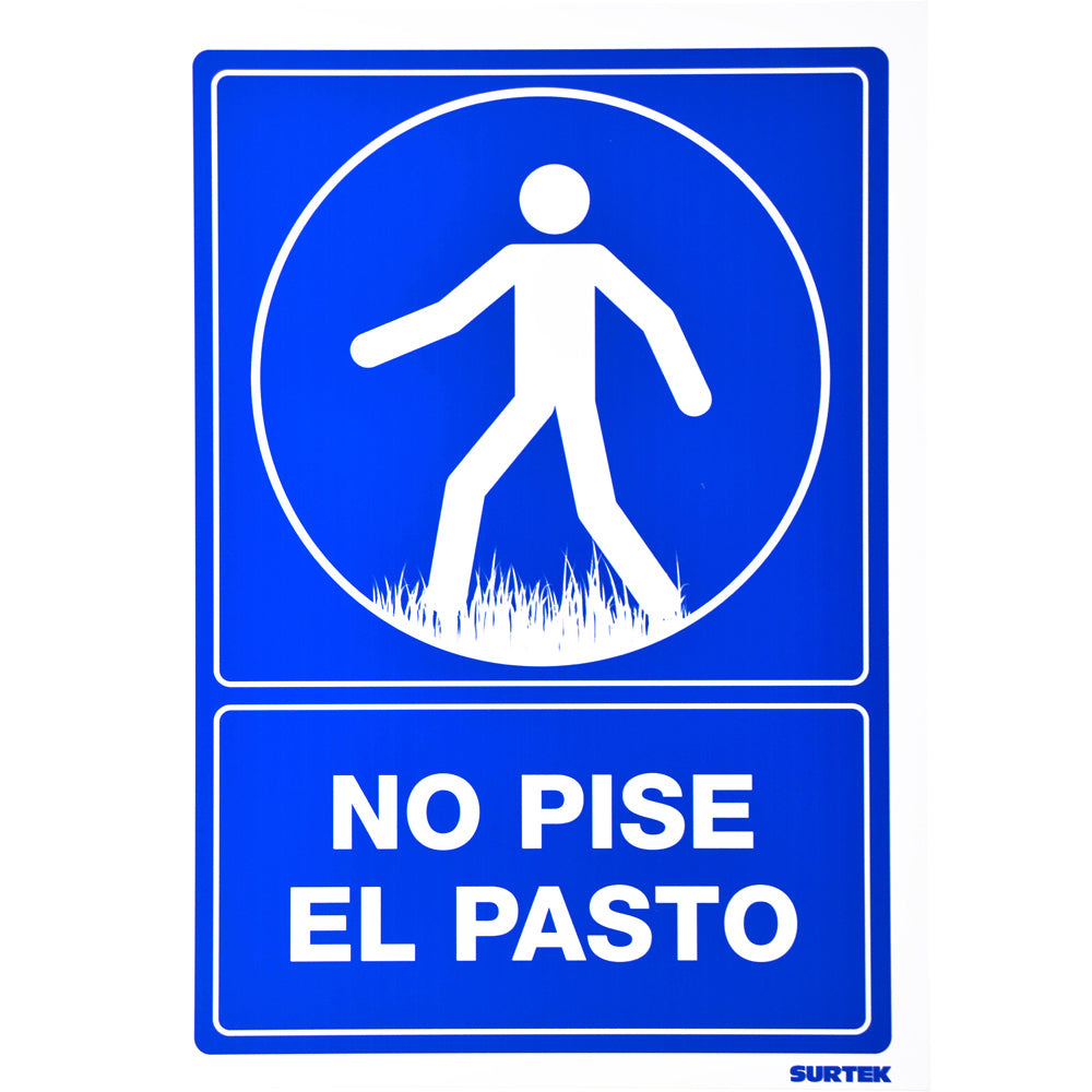 Surtek - Señal  inNo pise el pasto in