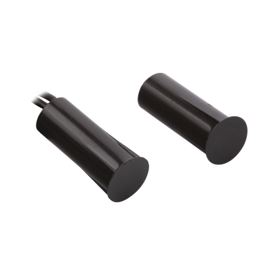 SFIRE - Contacto magnético para puertas y ventanas aluminio y madera de empotrar color café /GAP: 19mm