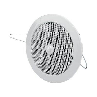 EPCOM PROAUDIO - Altavoz  4" | Montaje en Techo | 3 - 6W | 70/100V | Frente Metálico | Resistente a Humedad