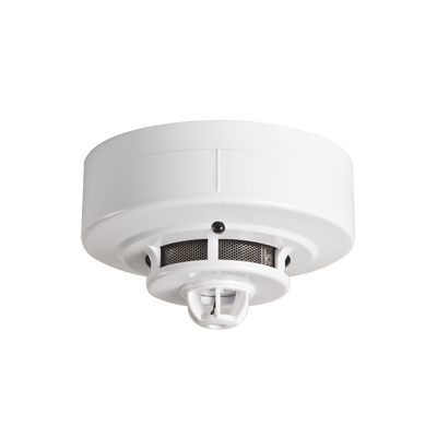 SFIRE - Detector de humo fotoeléctrico con detector de temperatura, conexion a 2 hilos