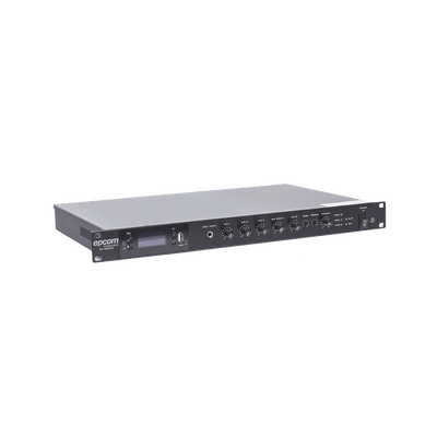 EPCOM PROAUDIO - Amplificador Mezclador | 120W RMS | Sistema 100V y Baja Impedancia | MP3 | Tuner | Bluetooth | Música ambiental y Voceo