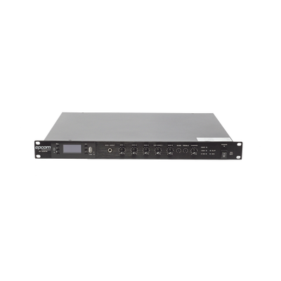 EPCOM PROAUDIO - Amplificador Mezclador | 120W RMS | Sistema 100V y Baja Impedancia | MP3 | Tuner | Bluetooth | Música ambiental y Voceo