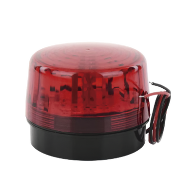 SFIRE - Luz Estroboscópica LED (35) / Patrones de Parpadeo Ajustables / 8 Patrones / Batería de Respaldo / 12-24 Vcc/Vca / Resistente al Clima IP66/IP55