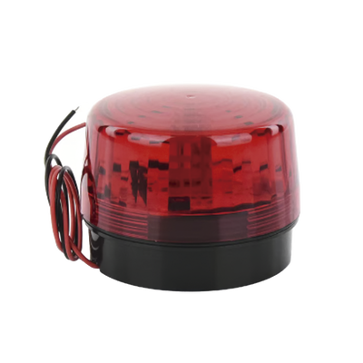 SFIRE - Luz Estroboscópica LED (35) / Patrones de Parpadeo Ajustables / 8 Patrones / Batería de Respaldo / 12-24 Vcc/Vca / Resistente al Clima IP66/IP55