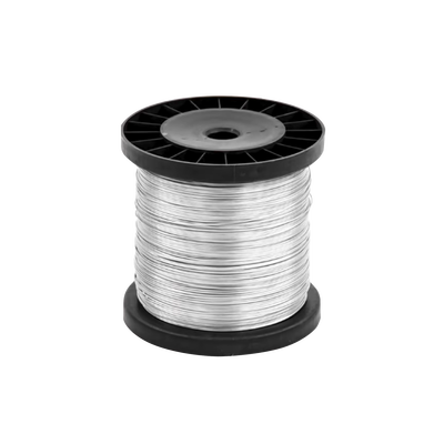 SFIRE - Bobina de 500 Metros (1640 Pies) / Alambre de Aluminio Reforzado / 16 AWG / Para Intemperie / Ideal para Cercas Electrificadas.