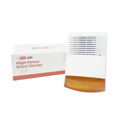 SFIRE - Sirena estrobo / Exterior/ 120dB / Luz intermitente / IP65