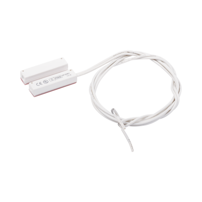 SFIRE - Contacto magnético para puertas y ventanas con cable de 45 cm color blanco / GAP: 13 mm