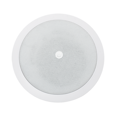 EPCOM PROAUDIO - Altavoz Coaxial 5"+1.5" | Montaje en Techo | 3.75 - 30w | 70/100v | 8Ω | Material ABS | Rejilla Metálica