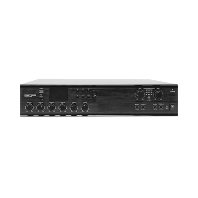 EPCOM PROAUDIO - Amplificador Mezclador Matricial | 2 zonas | 240w por canal | 6 entradas | Receptor de medios