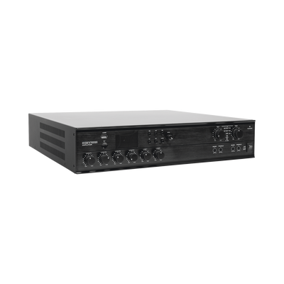 EPCOM PROAUDIO - Amplificador Mezclador Matricial | 2 zonas | 240w por canal | 6 entradas | Receptor de medios