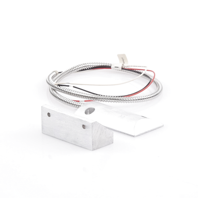 SFIRE - Contacto Magnético para Piso, Salida Dual NC/NA, GAP 65mm, Cubierta de Aluminio con 55cm de Cable Blindado