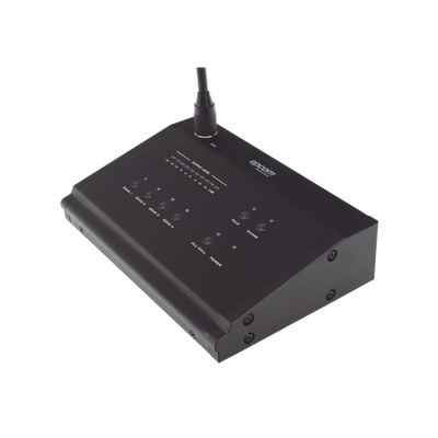 EPCOM PROAUDIO - Micrófono a Distancia de 4 Zonas para Sistema de Voceo SF4240MP | No compatible con SF4240UC o SF2240UC