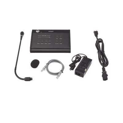 EPCOM PROAUDIO - Micrófono a Distancia de 4 Zonas para Sistema de Voceo SF4240MP | No compatible con SF4240UC o SF2240UC