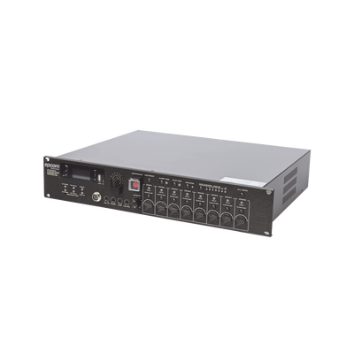 EPCOM PROAUDIO - Controlador de Evacuación Por Voz | 500 W | 8 Zonas independientes | 4 entradas de audio y 2 entradas de micrófono