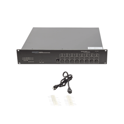 EPCOM PROAUDIO - Controlador de Extensión de Evacuación de Voz | 8 Zonas | 500W | Soporta Máx. 19 SF6200MS en Cascada