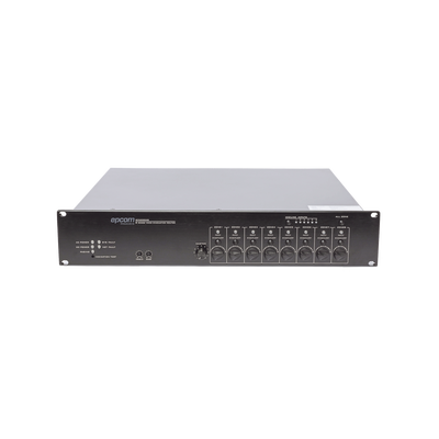 EPCOM PROAUDIO - Controlador de Extensión de Evacuación de Voz | 8 Zonas | 500W | Soporta Máx. 19 SF6200MS en Cascada