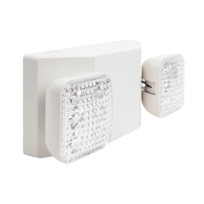 SFIRE - Luz LED de Emergencia Dual LED /150 lúmenes/Luz fría/Batería de Respaldo Incluida/Botón de test.