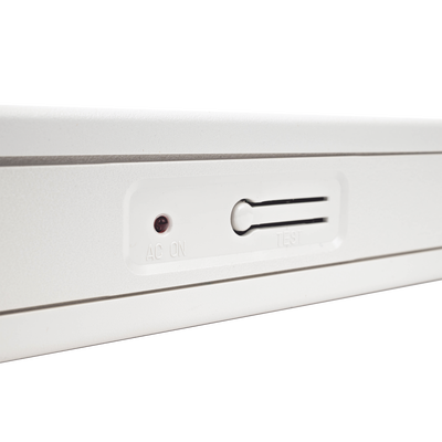 SFIRE - Letrero LED DUAL de SALIDA Universal con alto brillo/uso en pared, lateral o techo/Batería de Respaldo Incluida.