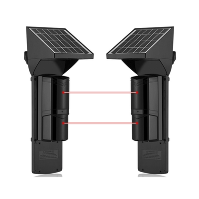 SFIRE - Detector fotoelectrico con celda solar ; DE 2 RAYOS; alcance exterior 60 m / interior 120 m, 4 frecuencias / Para ambientes donde no hay electricidad