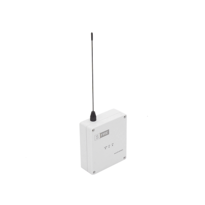 SFIRE - Receptor inalámbrico / 2500 metros de cobertura / 2 salidas de relevador tipo C