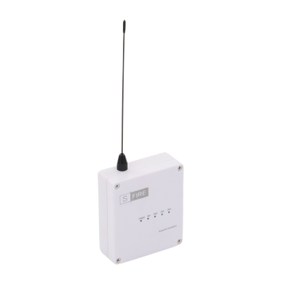 SFIRE - Receptor inalámbrico / 2500 metros de cobertura / 4 salidas de relevador tipo C