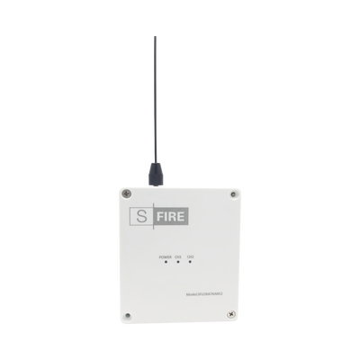 SFIRE - Transmisor inalámbrico / Entrada de 2 contactos secos NA / Distancia máxima de transmisión 2500 metros (Linea de vista)