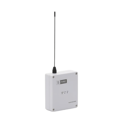 SFIRE - Transmisor inalámbrico / Alimentado a 12Vcc / Entrada de 2 contactos secos NA / Distancia máxima de transmisión 2500 metros (Linea de vista)