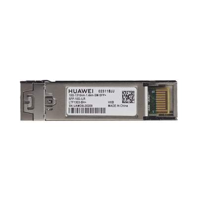 HUAWEI - Transceptor Optico 10GBase-ilR / Conector SFP+ / Velocidad de 9.8G / Monomodo (1310nm) / Distancia hasta 1.4km / Conector LC