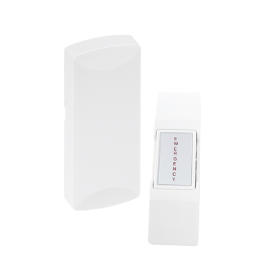 SFIRE - Botón de Pánico SF12EMG con Transmisor Inalámbrico, ideal para Alarma Vecinal