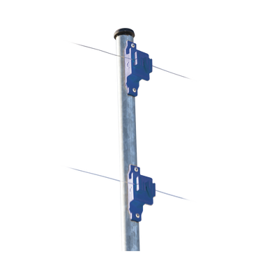 SFIRE - Aislador de Paso colo Azul reforzado para cercos eléctricos, resistente al clima extremoso