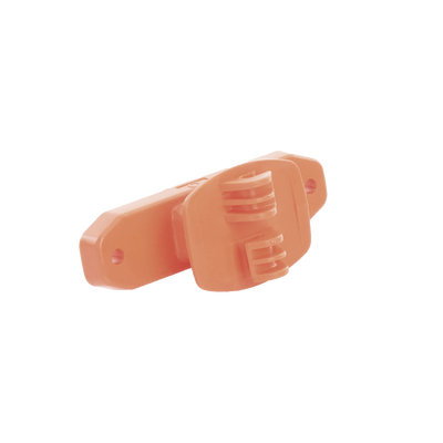 SFIRE - Aislador de Paso color Naranja reforzado para cercos eléctricos, resistente al clima extremoso