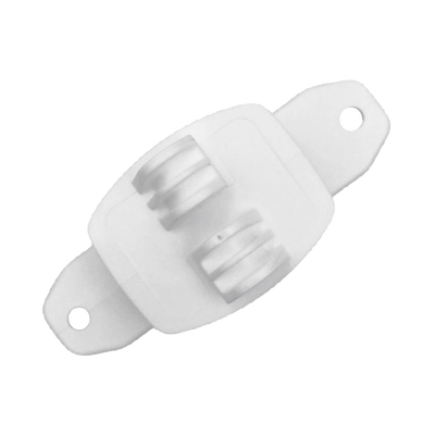 SFIRE - Aislador de Paso Blanco reforzado para cercos eléctricos, resistente al clima extremoso