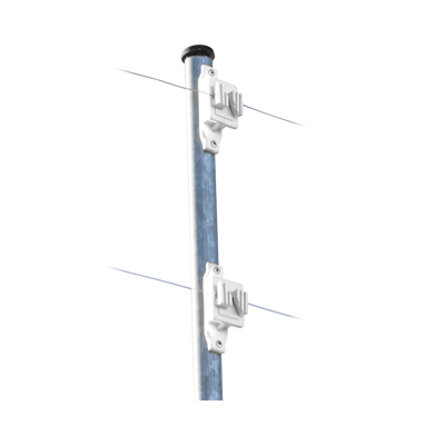 SFIRE - Aislador de Paso Blanco reforzado para cercos eléctricos, resistente al clima extremoso