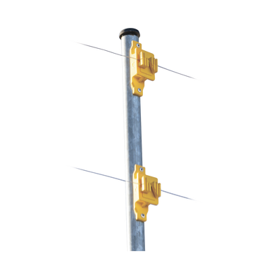 SFIRE - Aislador de Paso color Amarillo reforzado para cercos eléctricos, resistente al clima extremoso