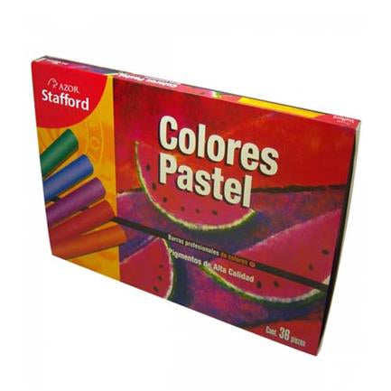 STAFFORD - Colores Stafford Pastel en Seco Estuche C/36