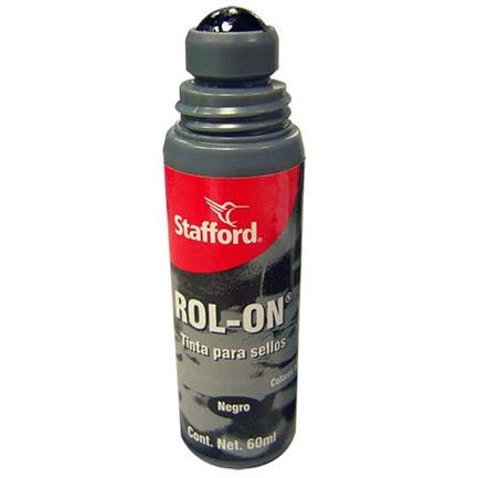 STAFFORD - Tinta P/Sellos Stafford Roll-On Negro 60Ml